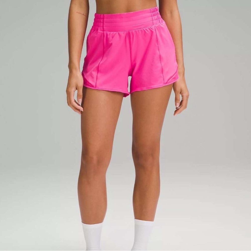 Women's Sonic Pink Lululemon Hotty Hot Shorts